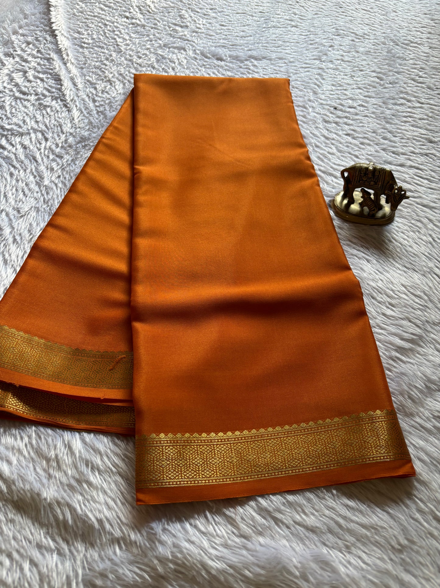 Ankitha : Solid Light orange