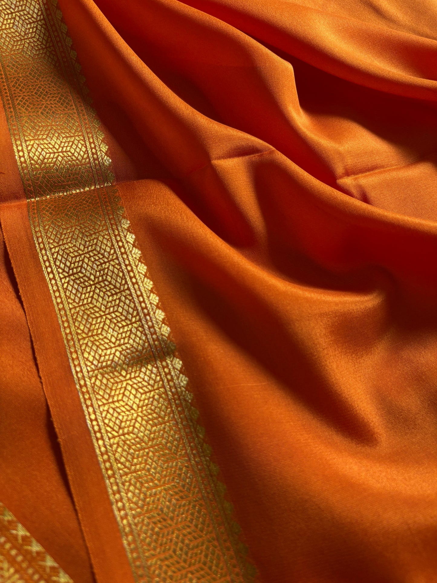Ankitha : Solid Light orange