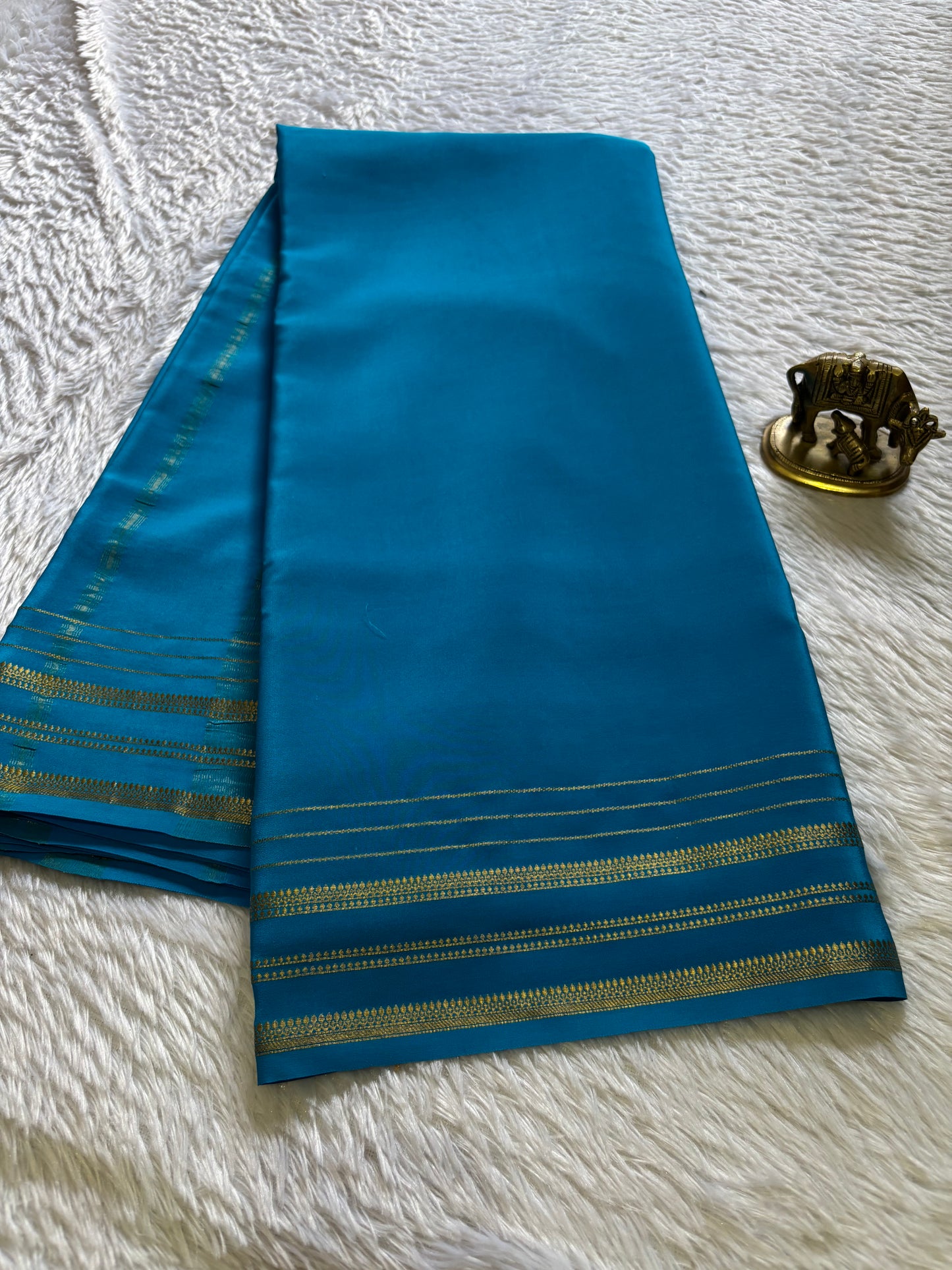 Tanuja : Solid Ananda blue