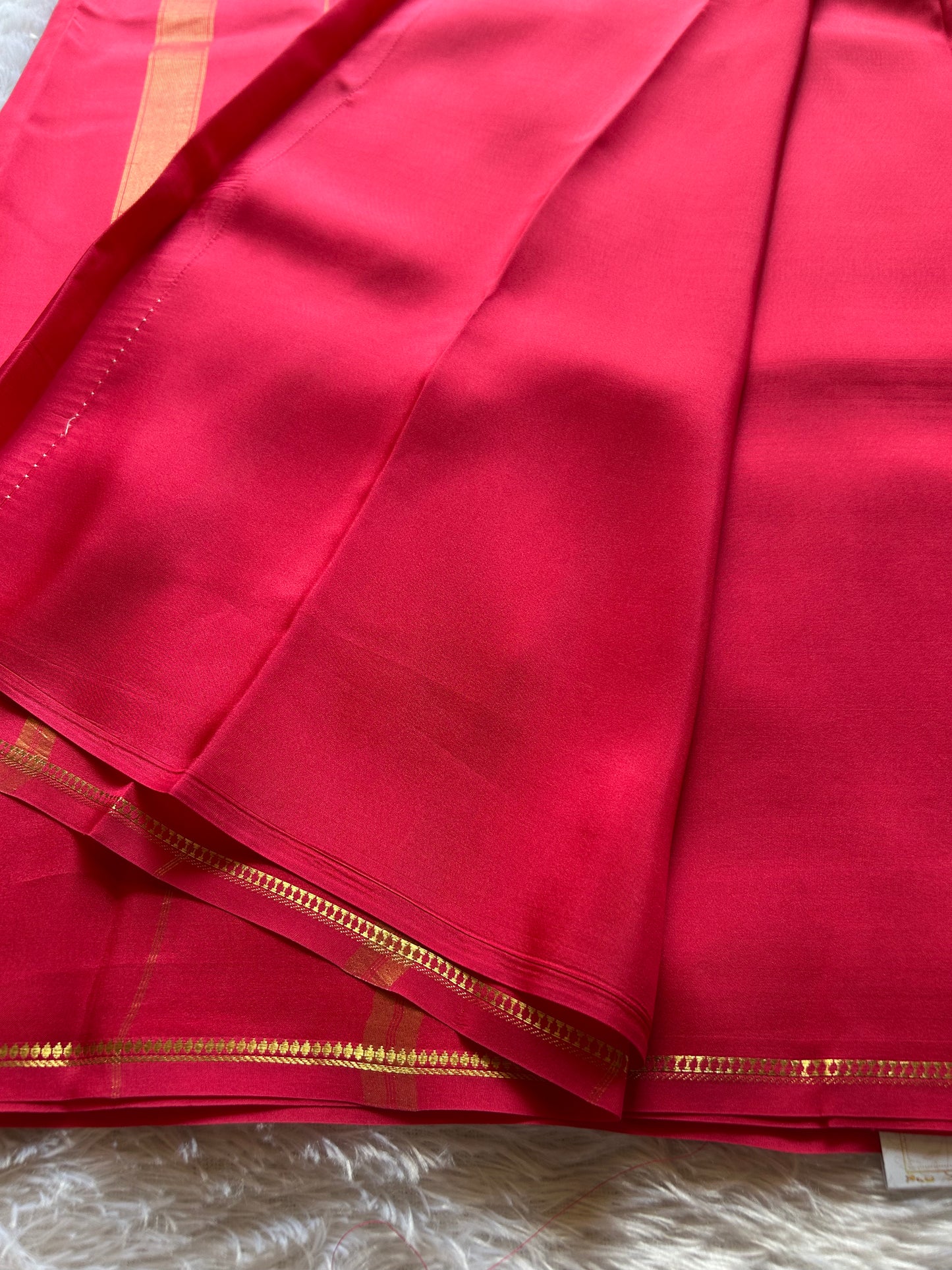 Mani : Solid Hot pink