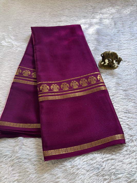 Ashwini : Solid Deep Plum