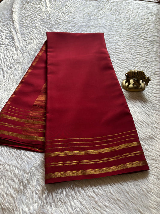 Tanuja : Solid Maroon