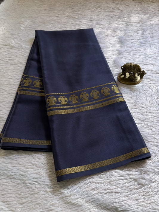 Ashwini : Solid Blue grey