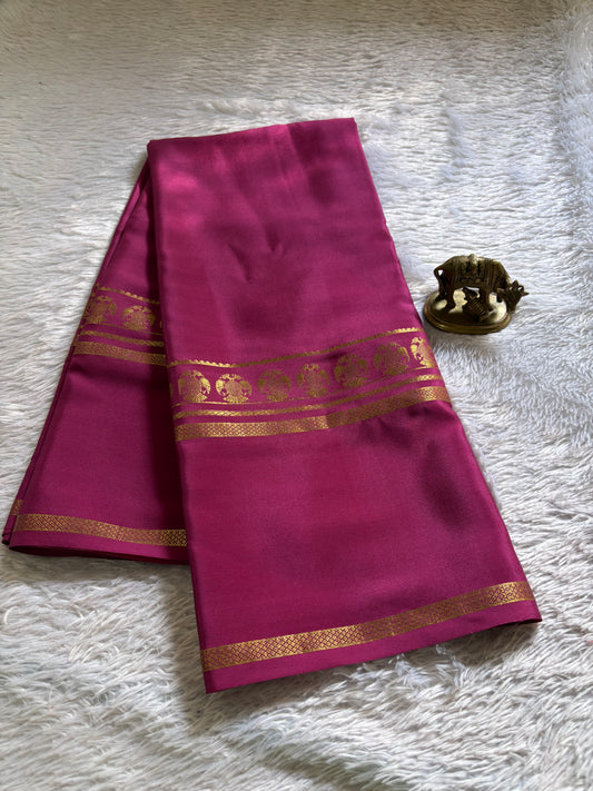 Ashwini : Solid Dark onion pink