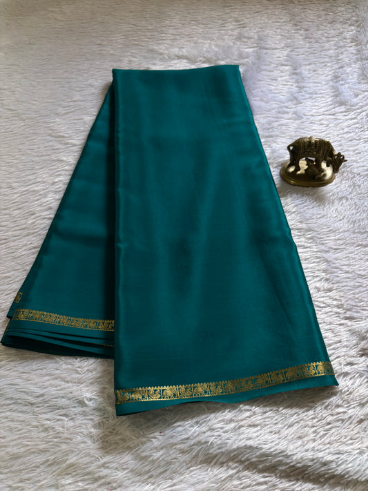 Gaana : Solid Peacock green