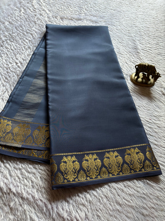 Veera : Solid Slate grey