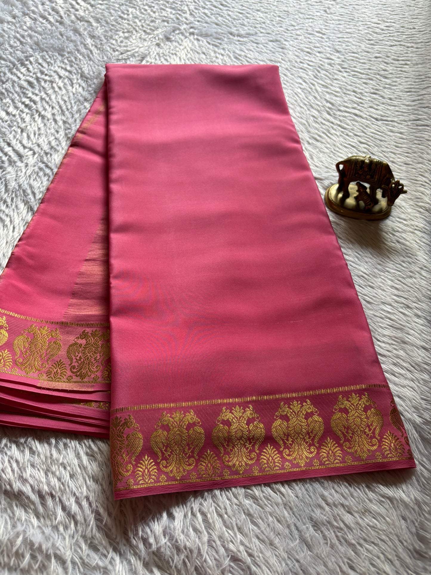 Veera : Solid Dark baby pink