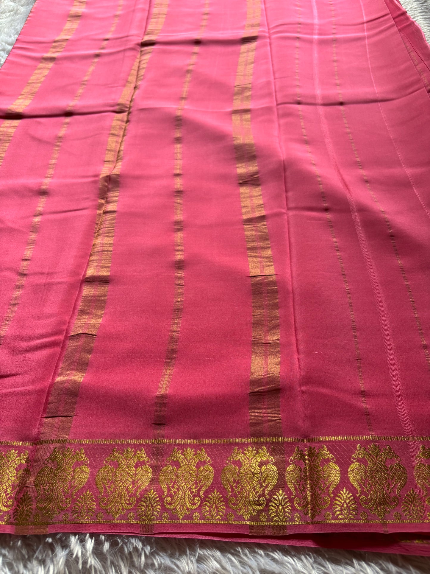 Veera : Solid Dark baby pink