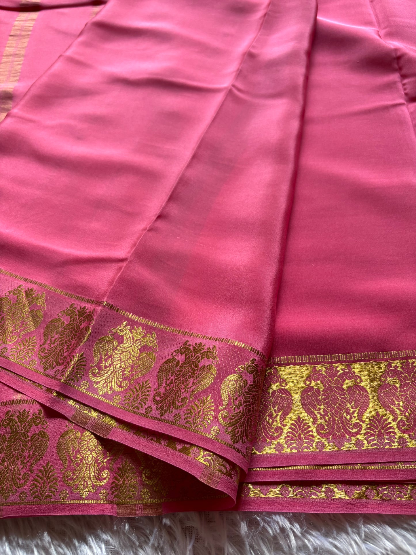 Veera : Solid Dark baby pink