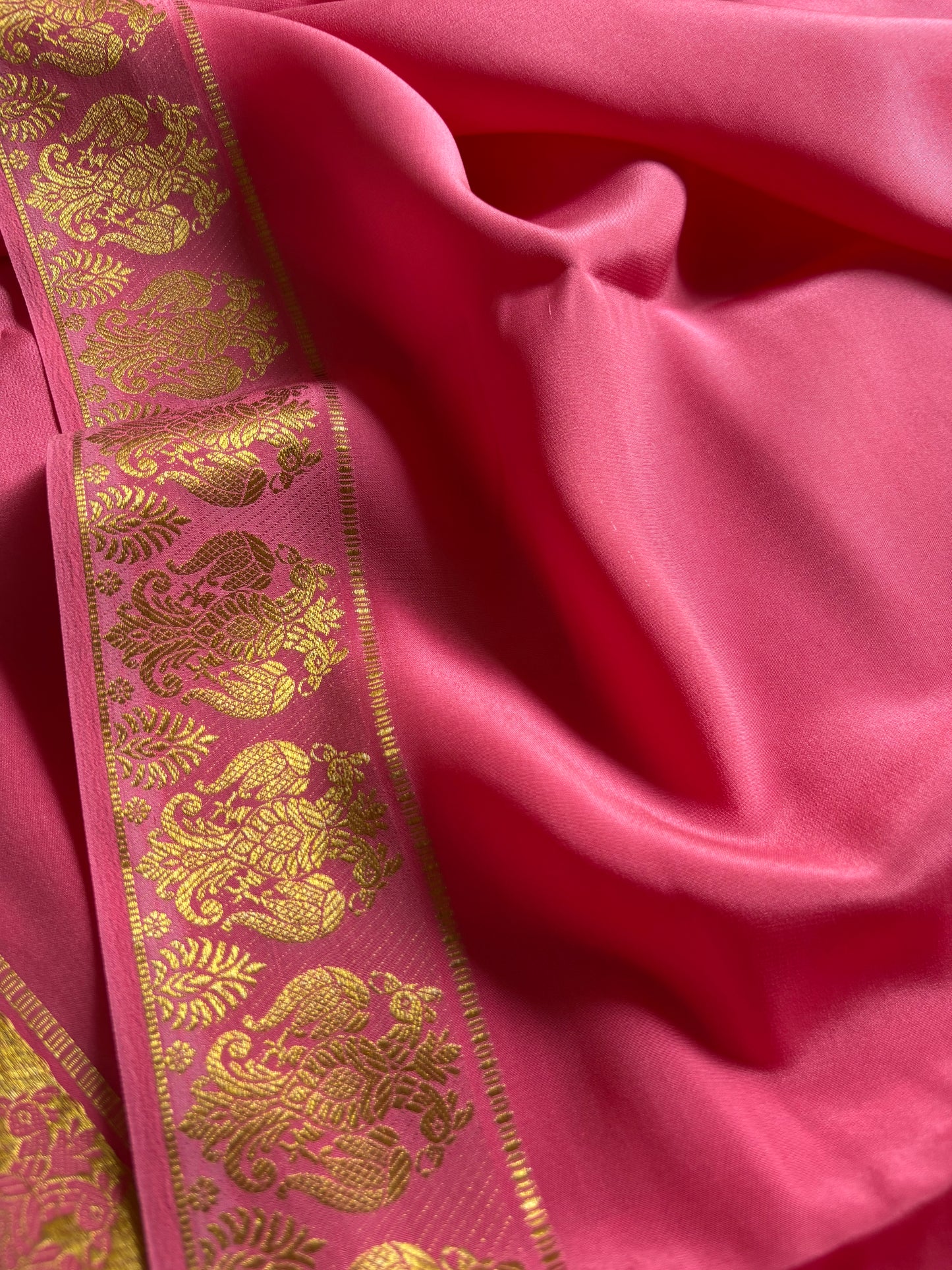 Veera : Solid Dark baby pink