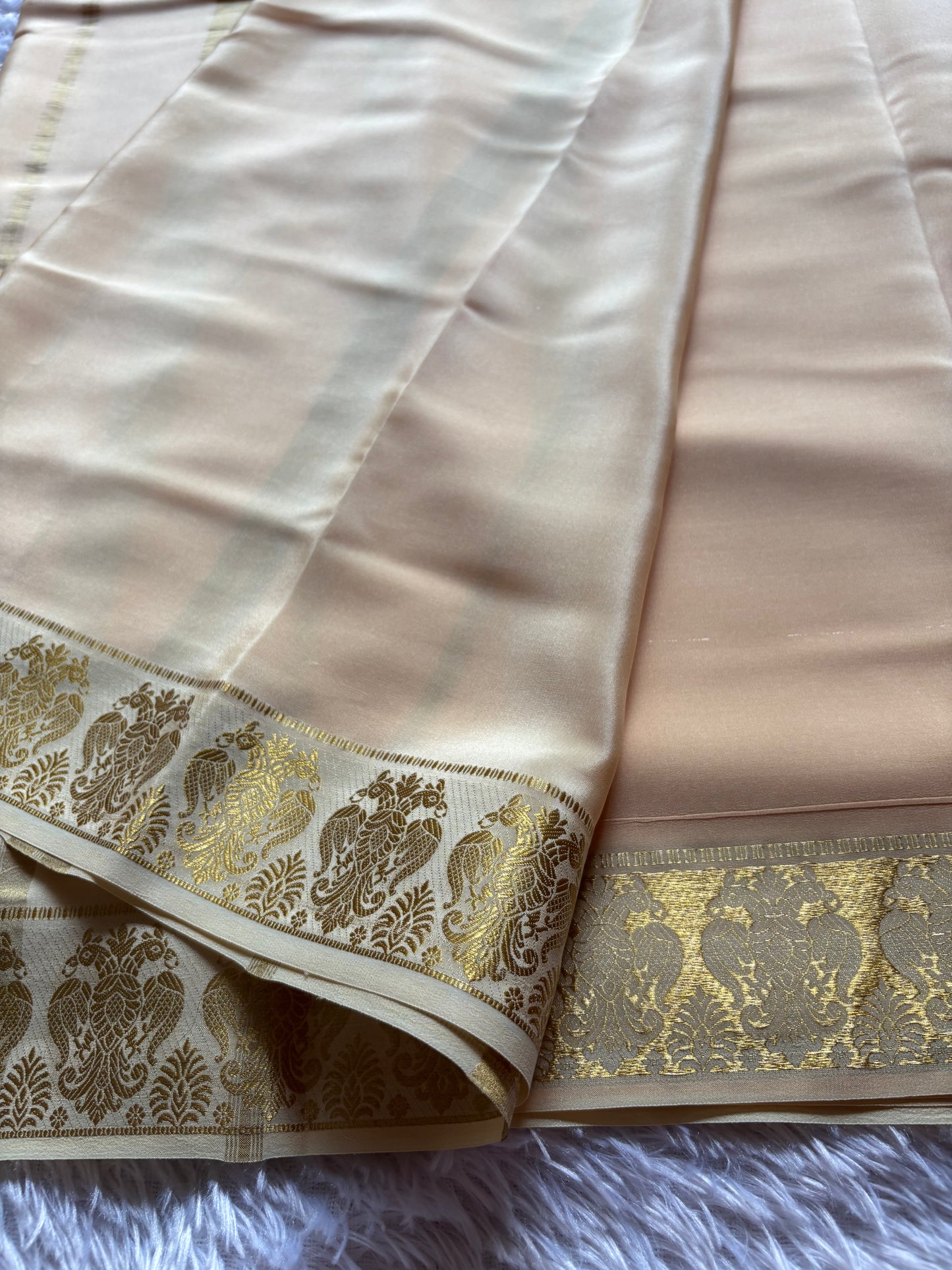 Veera : Solid Creamy ivory