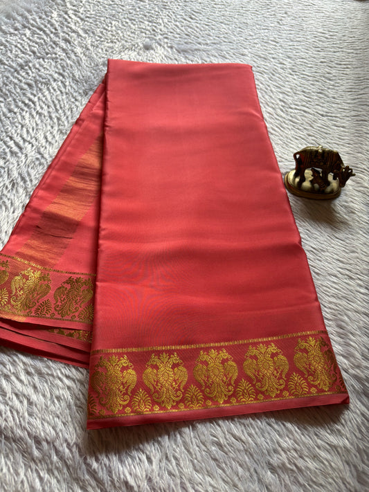 Veera : Solid Coral pink