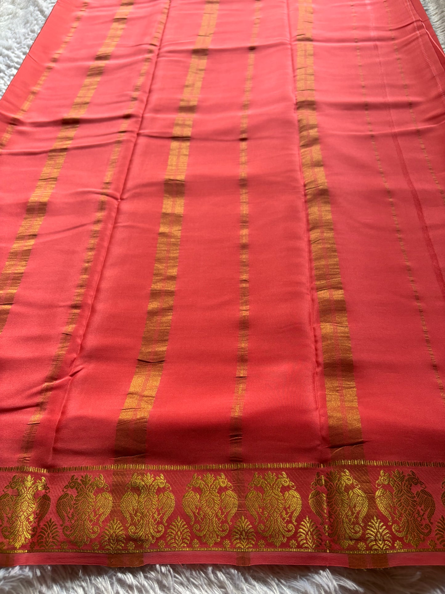 Veera : Solid Coral pink