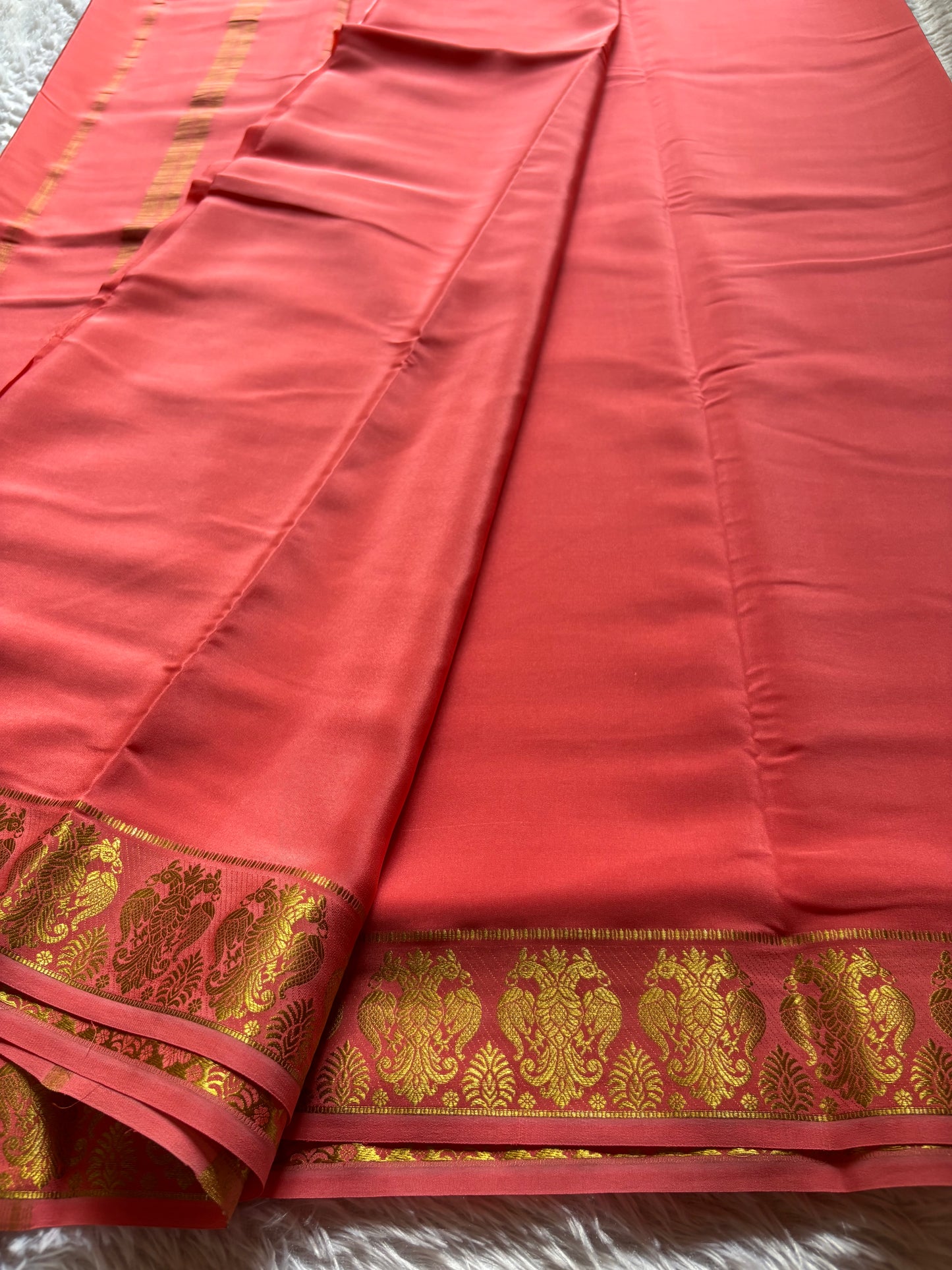 Veera : Solid Coral pink