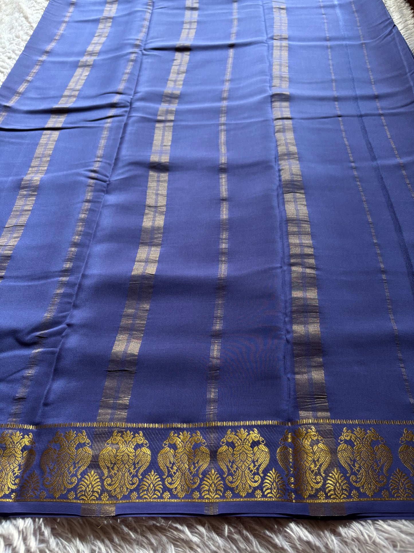 Veera : Solid Royal indigo
