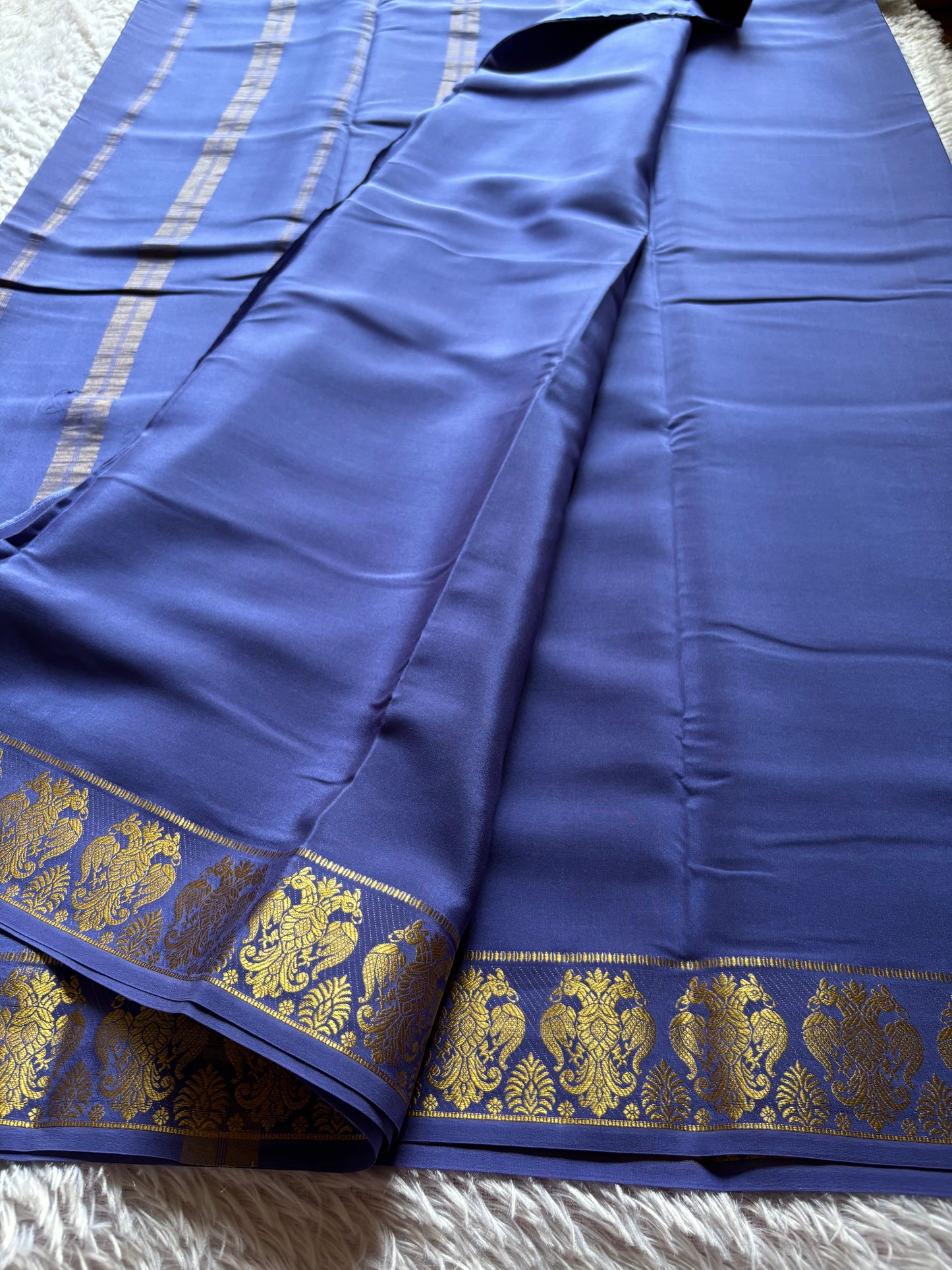 Veera : Solid Royal indigo
