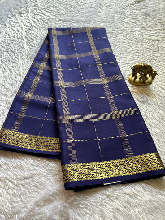 Suvarna : Solid Navy blue