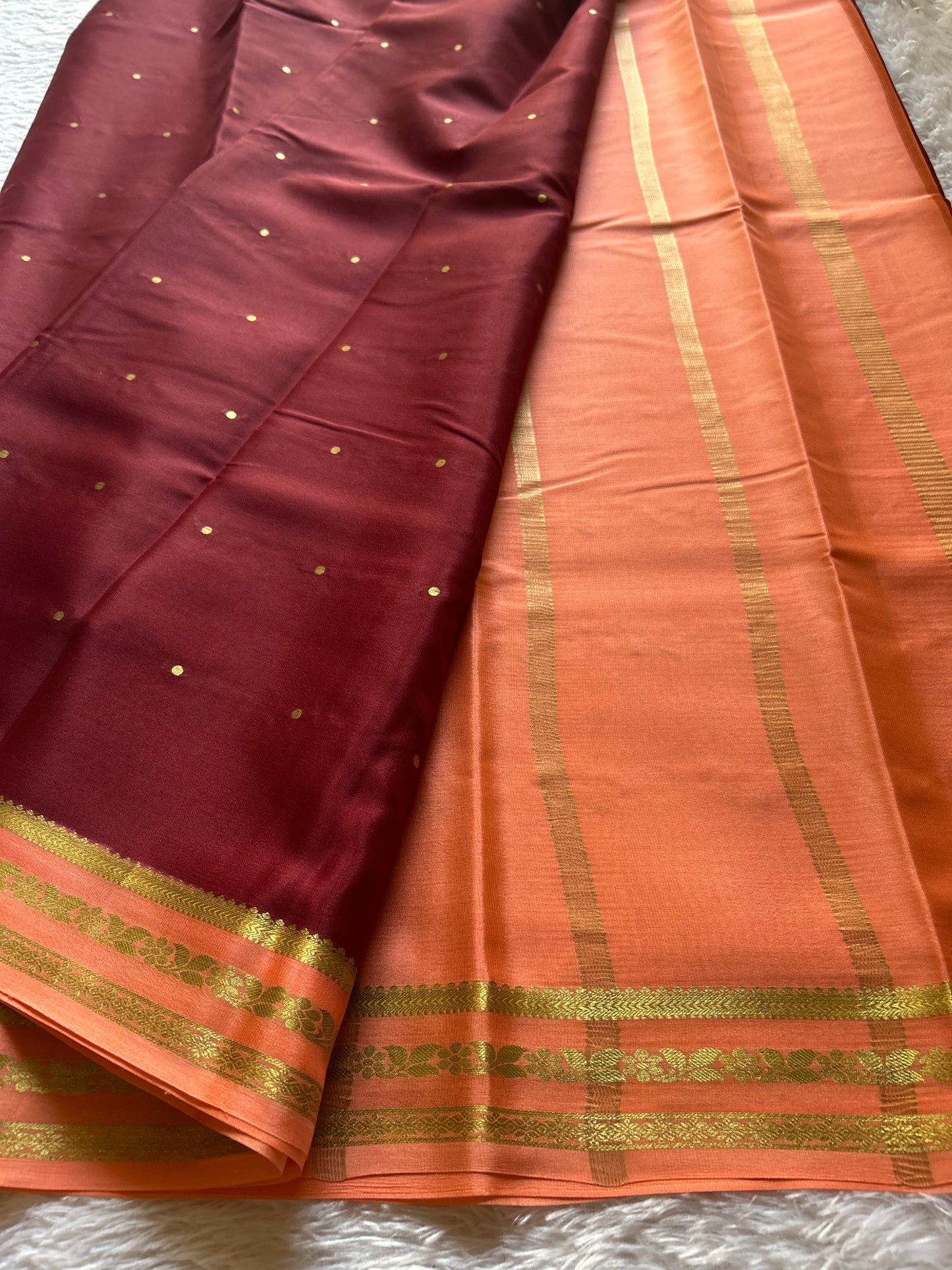 Anjali (2D) : Maroon-peach
