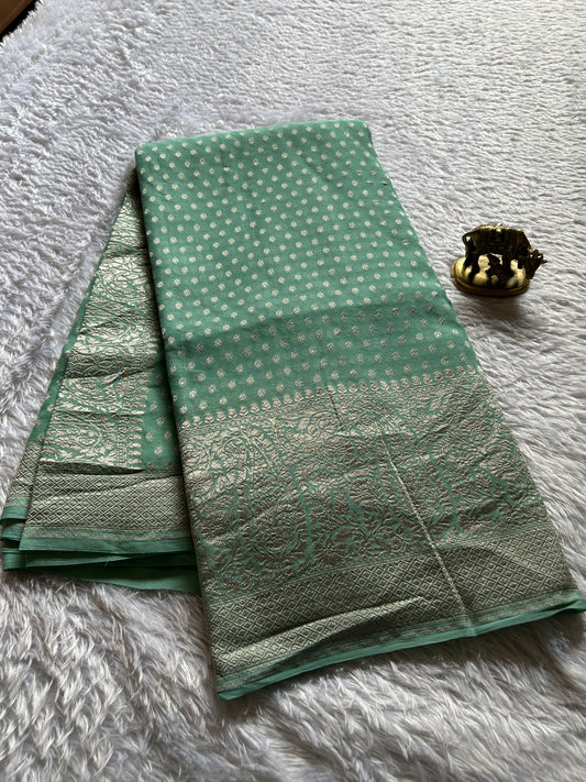 Myra : Solid Pastel mint green