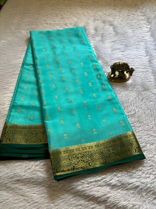 Soumya (2D) : Sea blue-bottle green