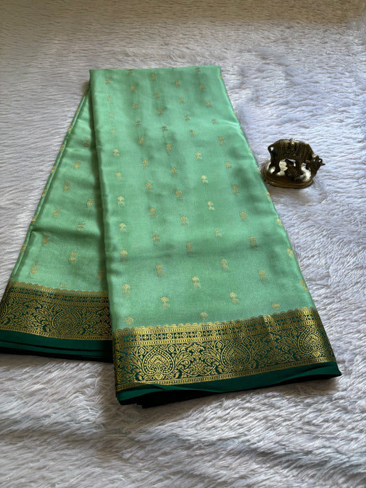 Soumya (2D) : Mint green-bottle green