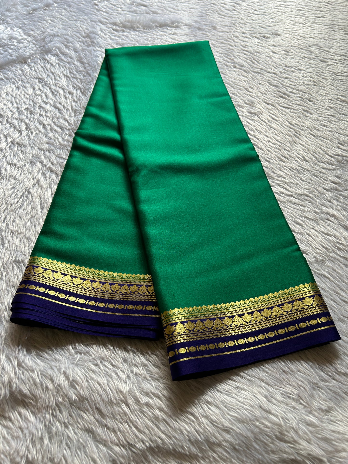 Sushmitha (2D) : Rama green-navy blue
