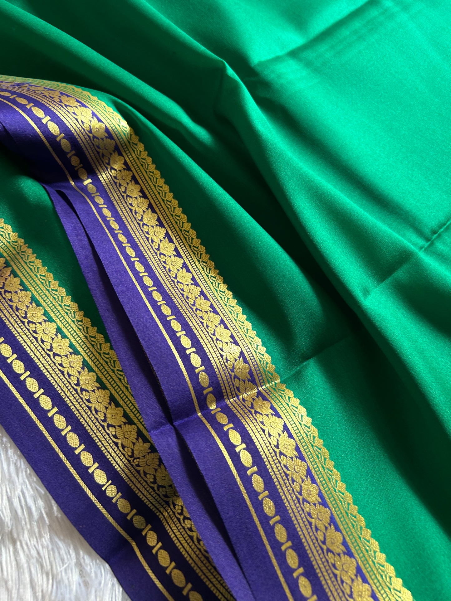 Sushmitha (2D) : Rama green-navy blue