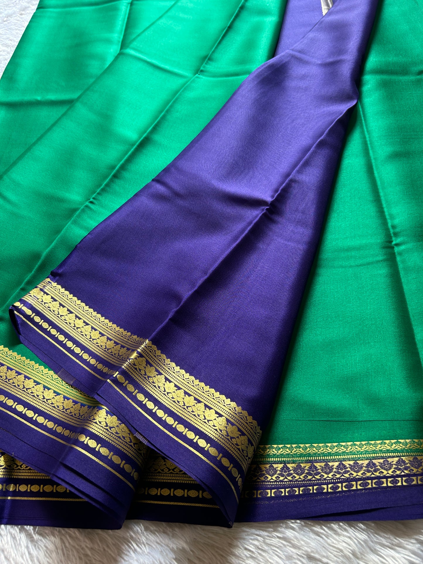 Sushmitha (2D) : Rama green-navy blue