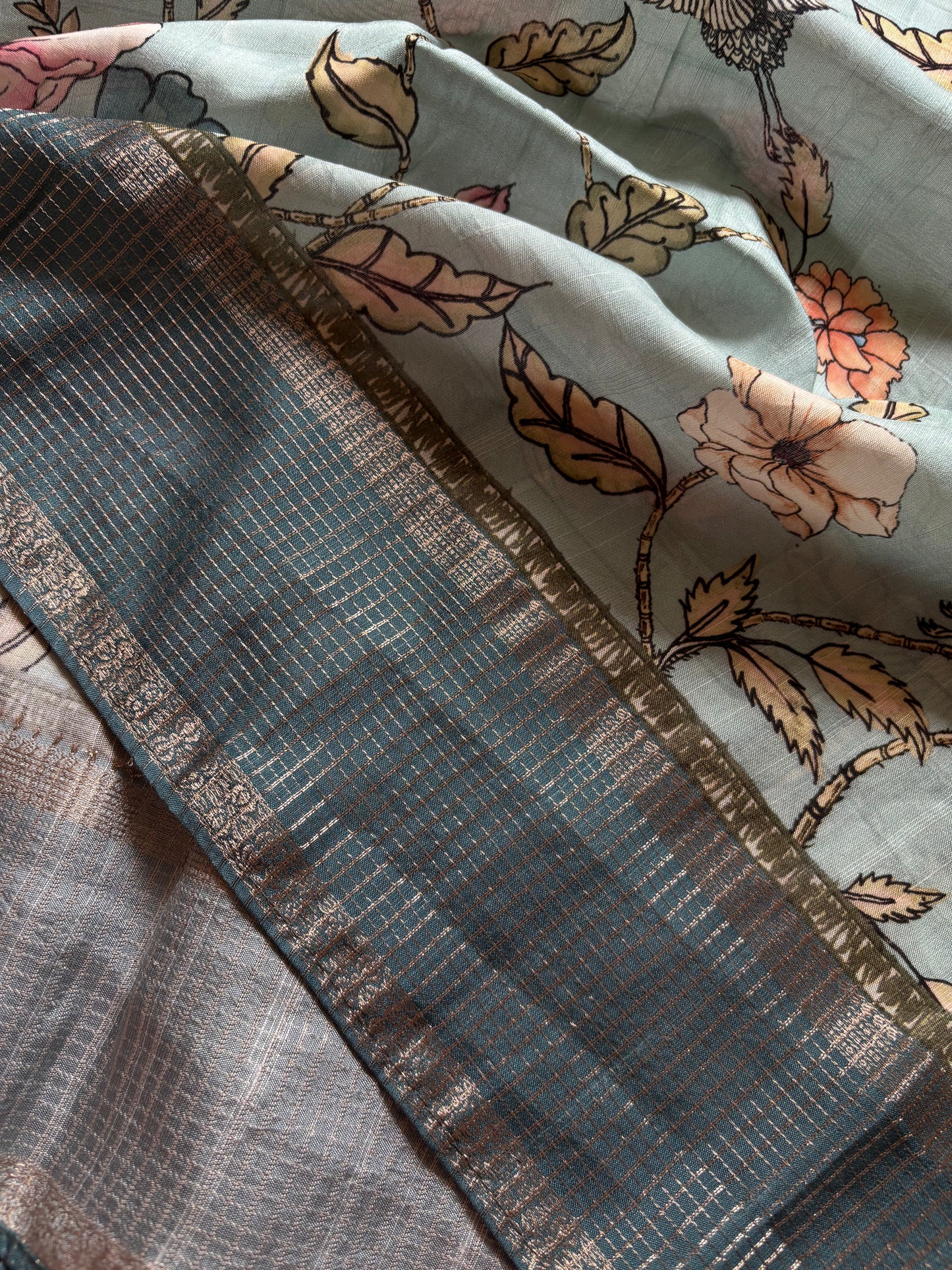 SS119 : Printed Mint green-dark green
