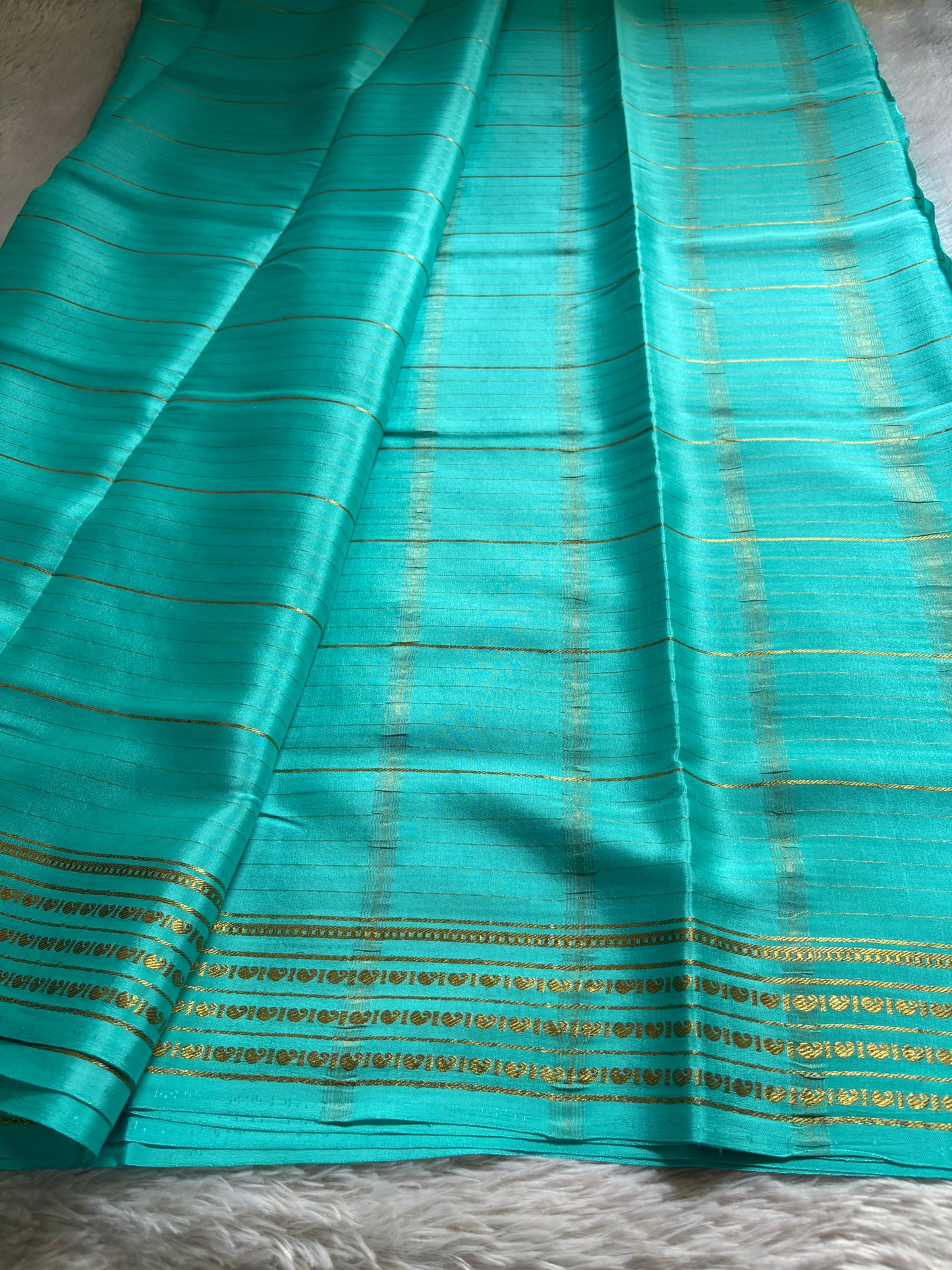 Meghana : Solid Sea blue