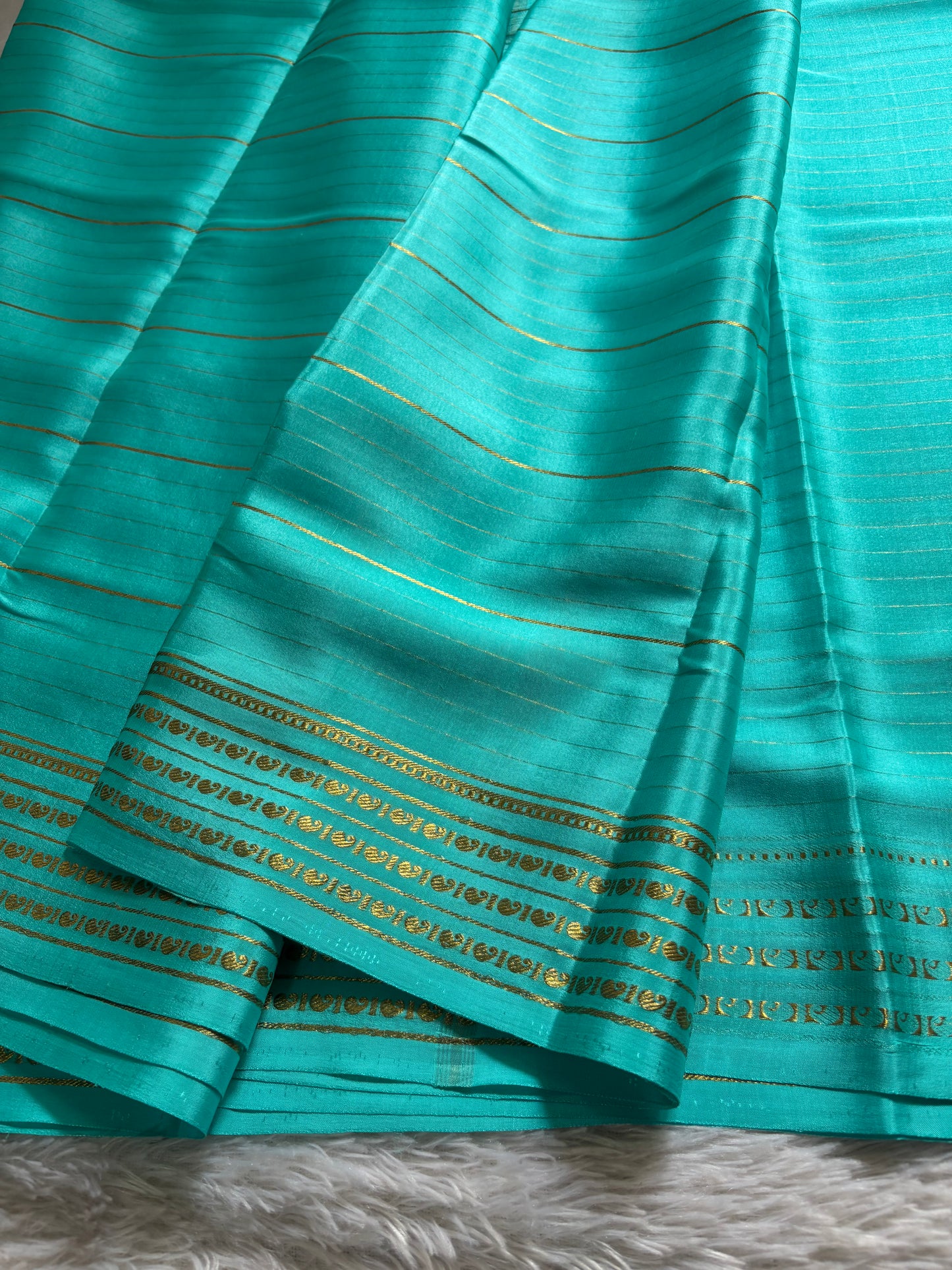 Meghana : Solid Sea blue