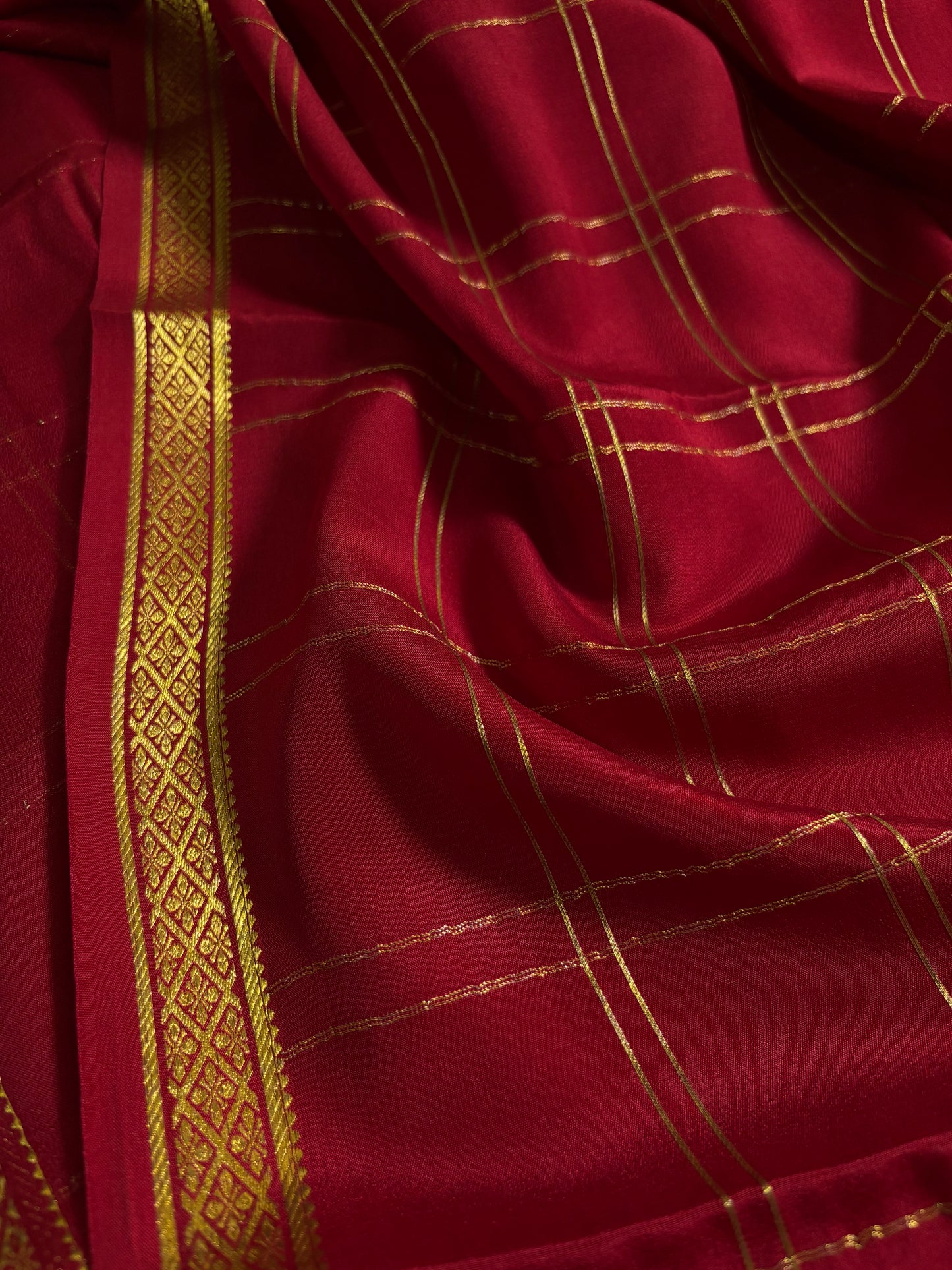 Supriya : Solid Maroon