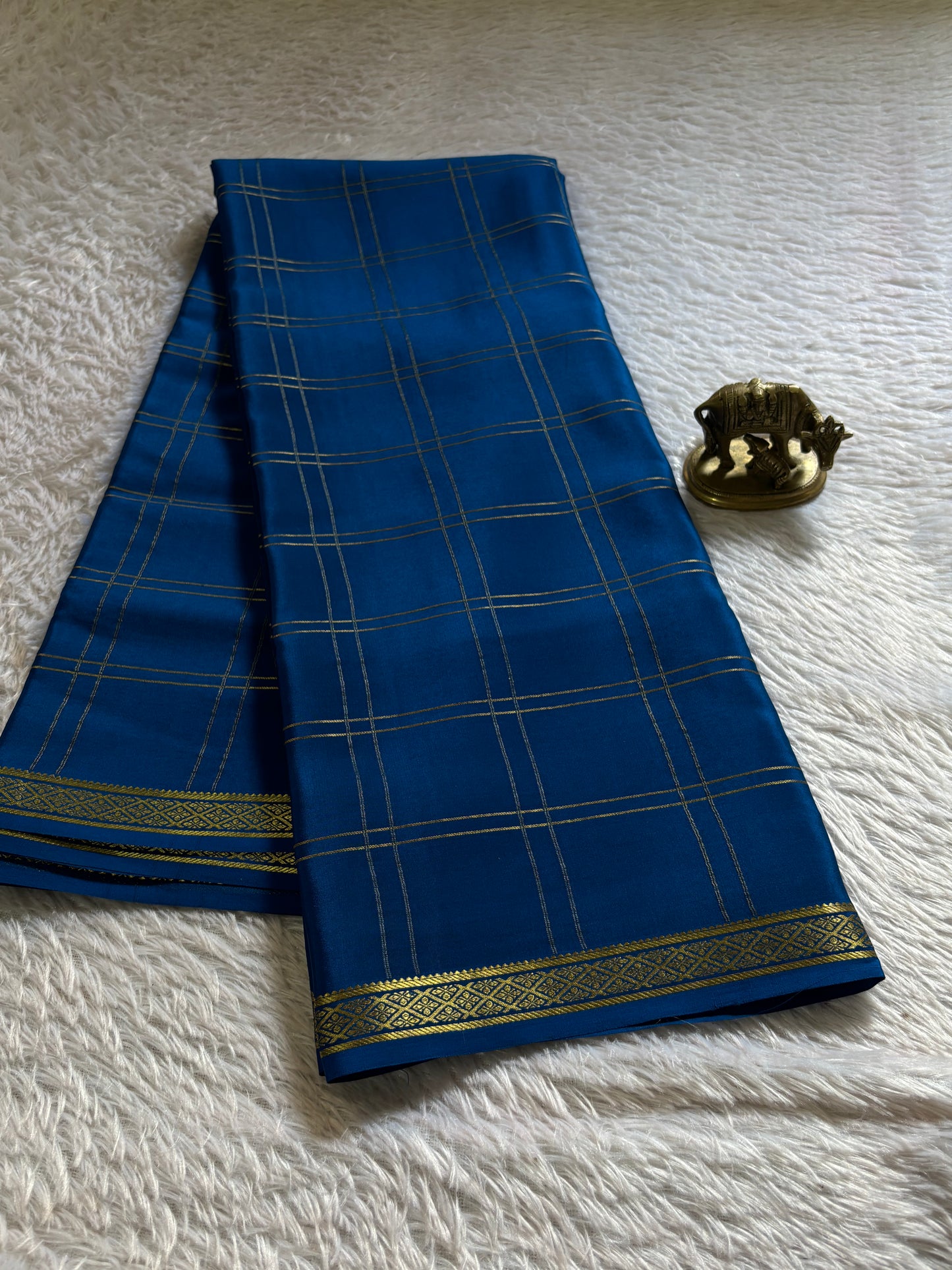 Supriya : Solid Navy blue