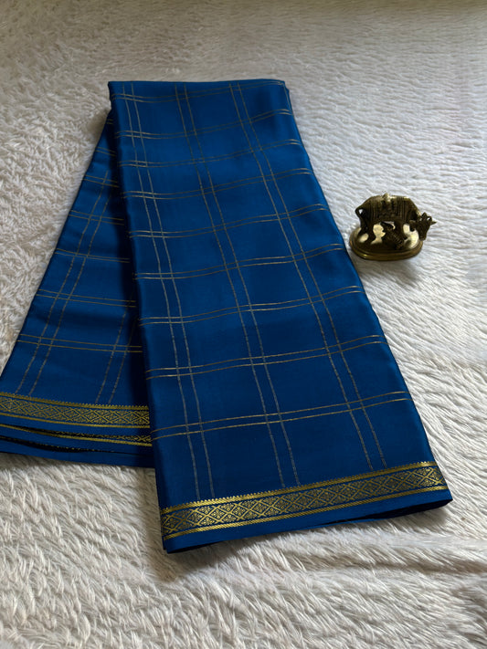 Supriya : Solid Navy blue