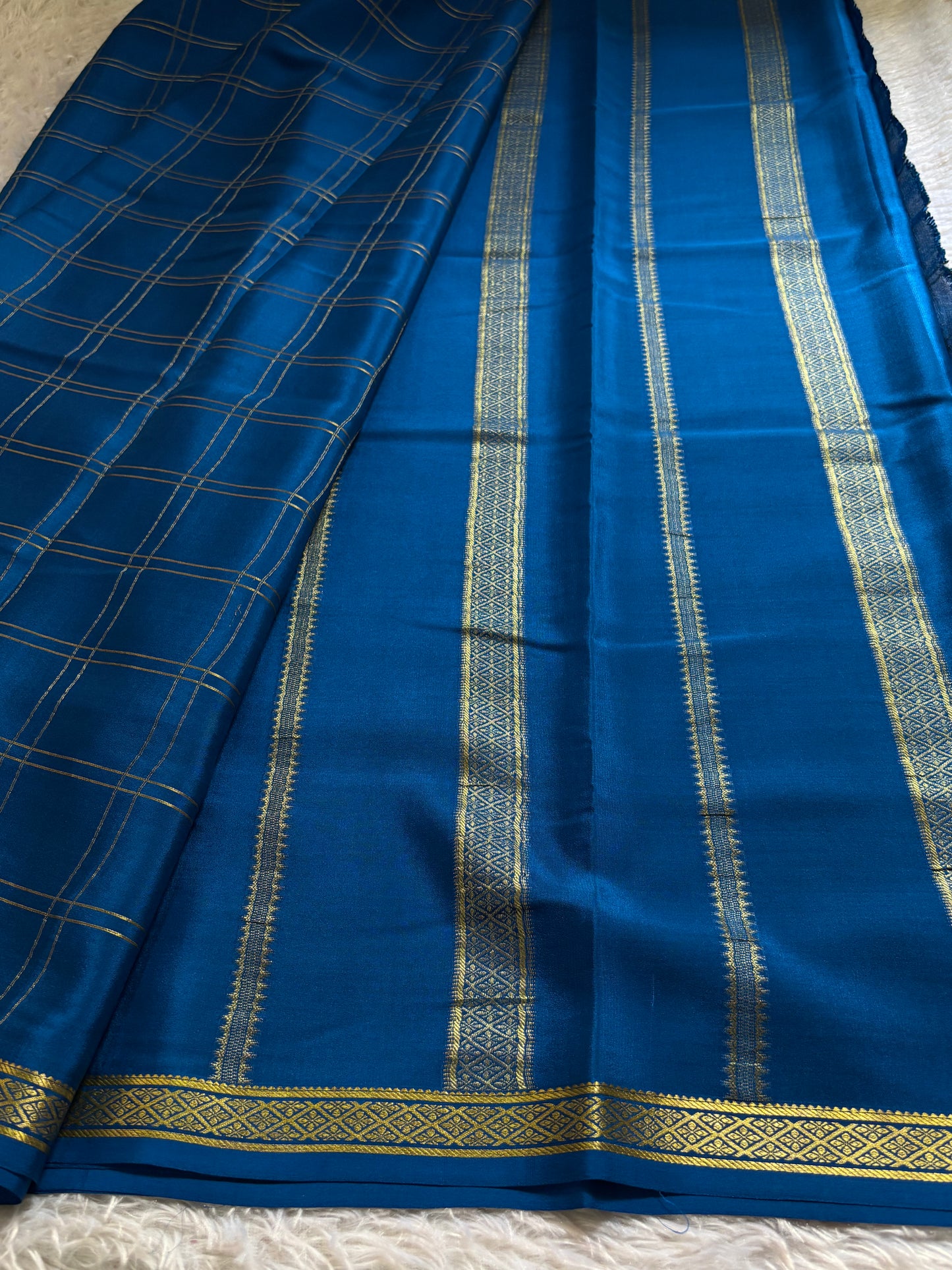 Supriya : Solid Navy blue