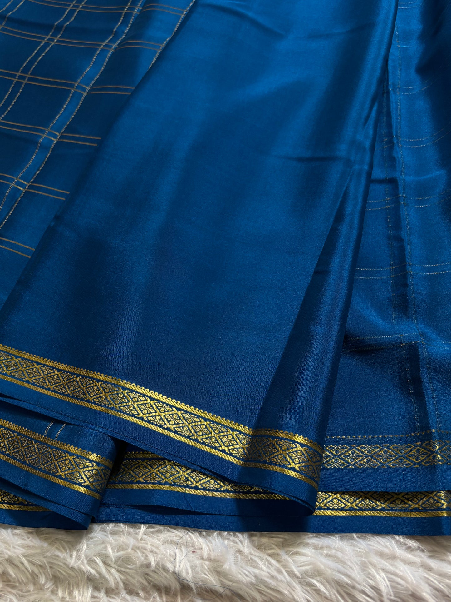 Supriya : Solid Navy blue