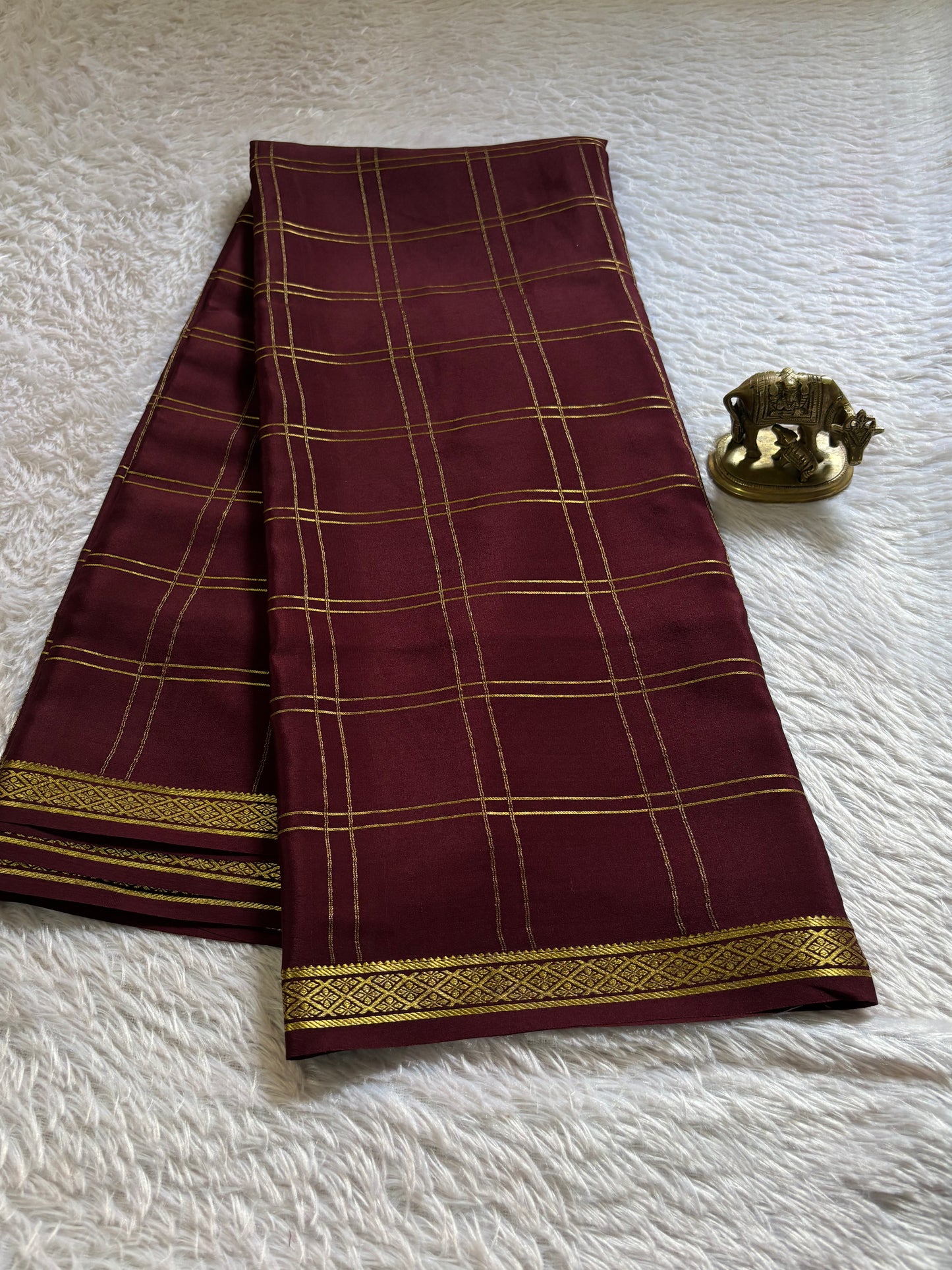 Supriya : Solid Chocolate brown