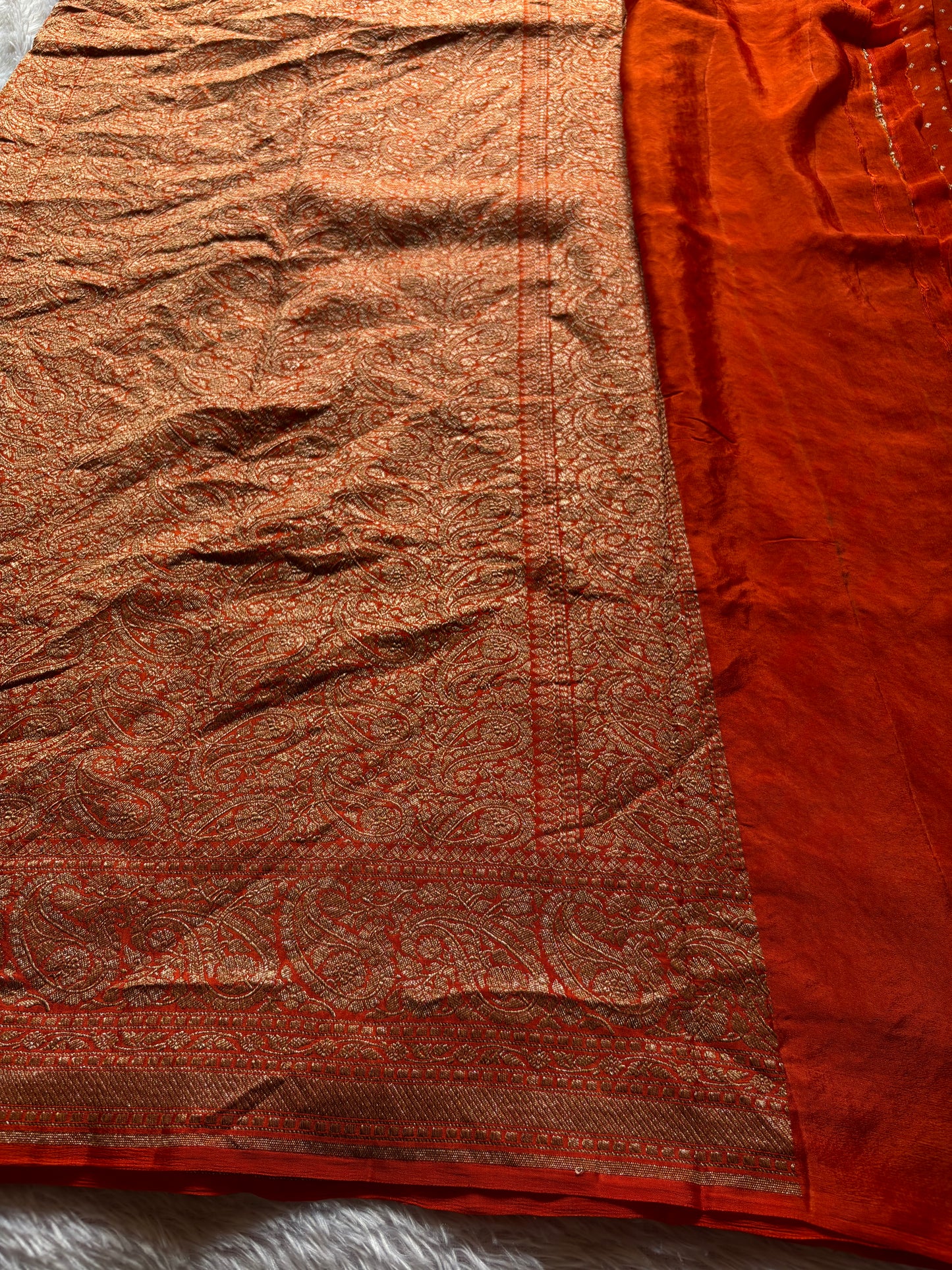 Menaka : Solid Dark orange