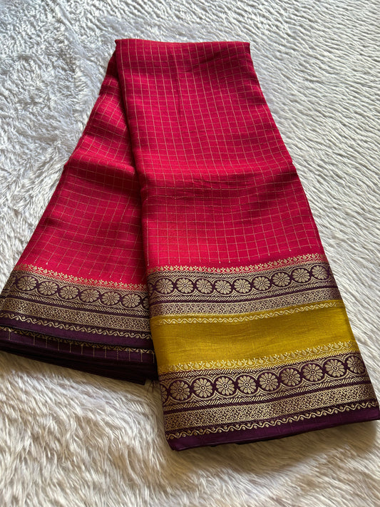 SS105 : Pink-olive-wine