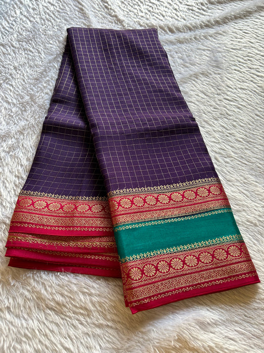 SS105 : Violet-rama green-pink