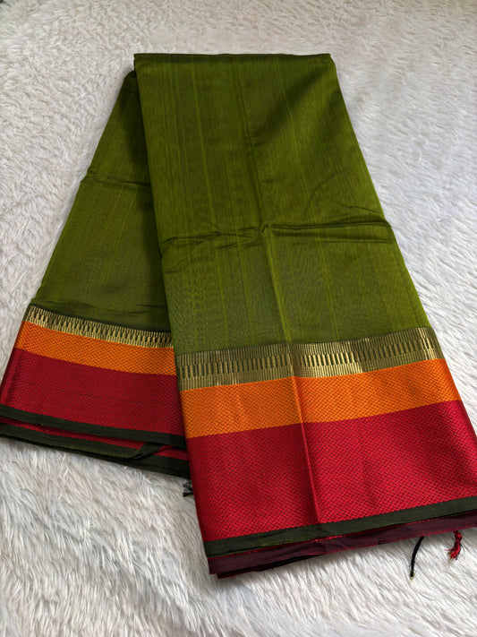 MCS101 (3D) : Moss green-orange-red