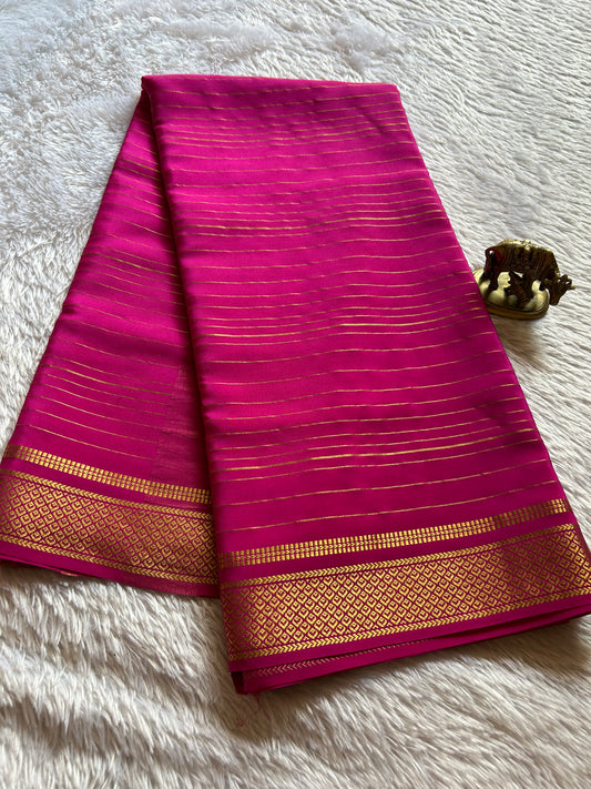 Kaveri : Solid Hot pink
