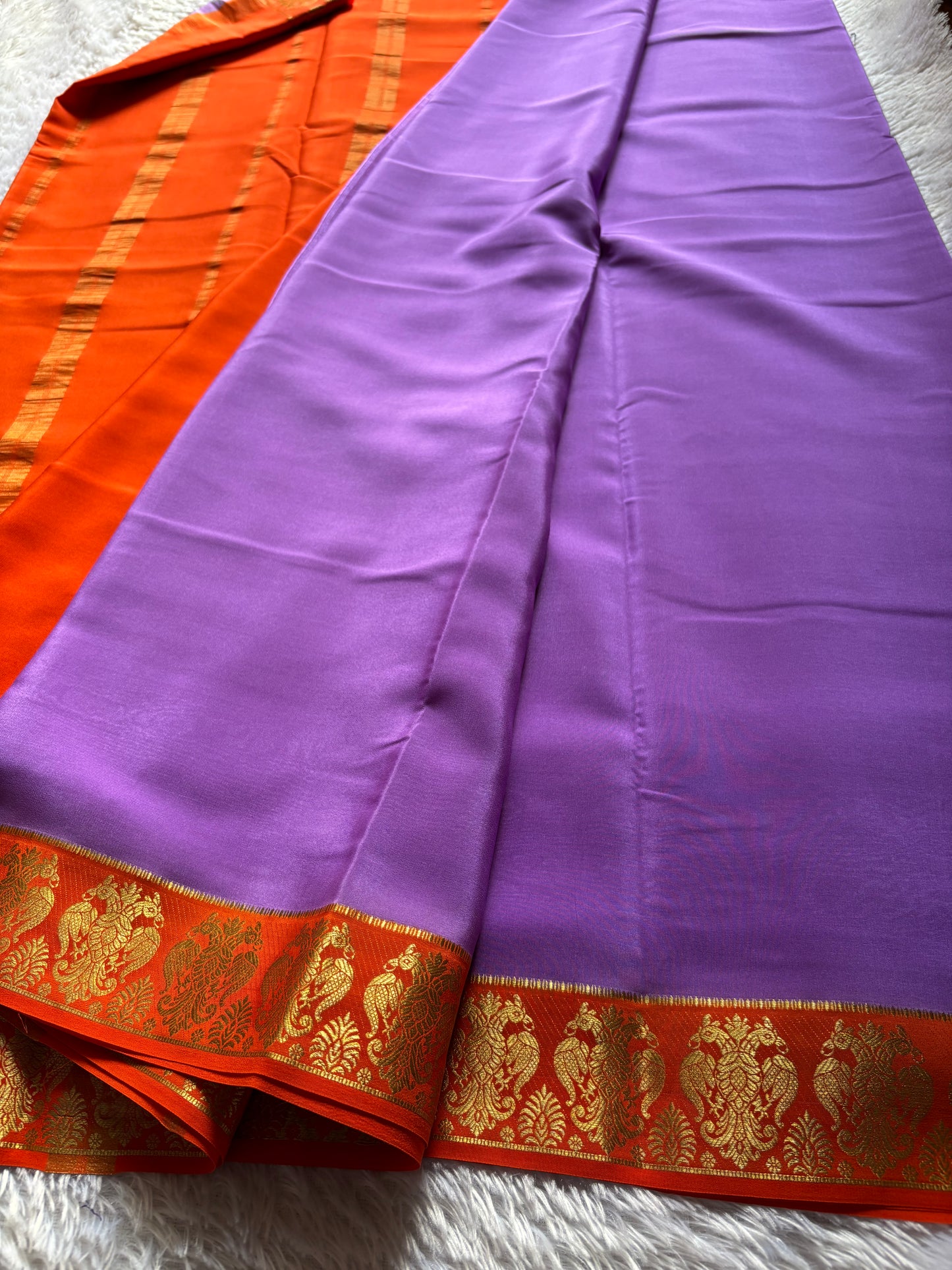 Veera (2D) : Lavender-orange