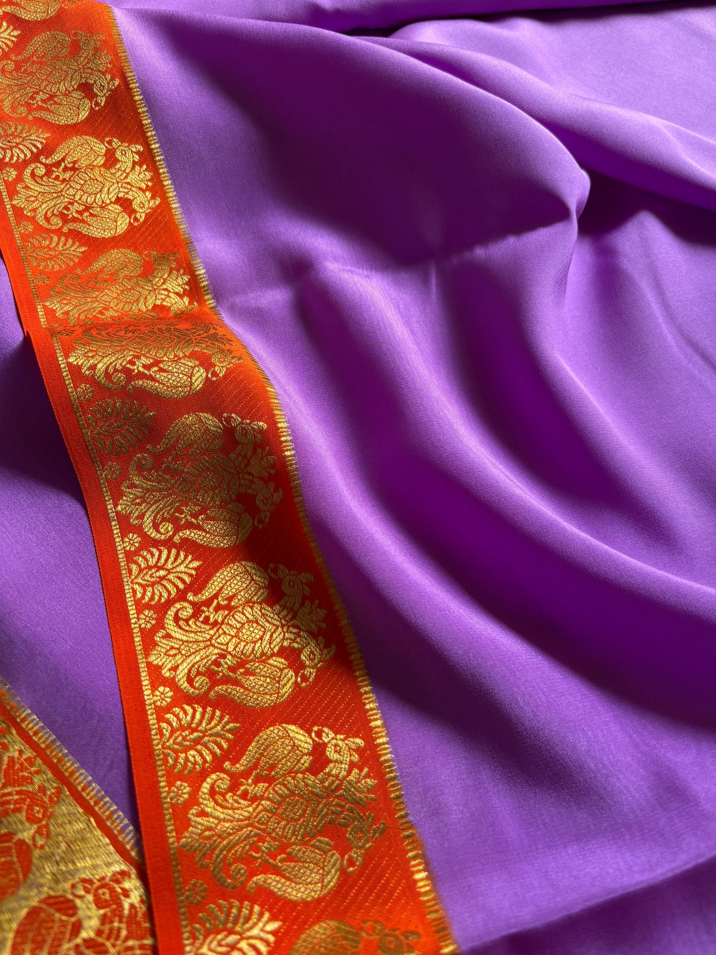 Veera (2D) : Lavender-orange