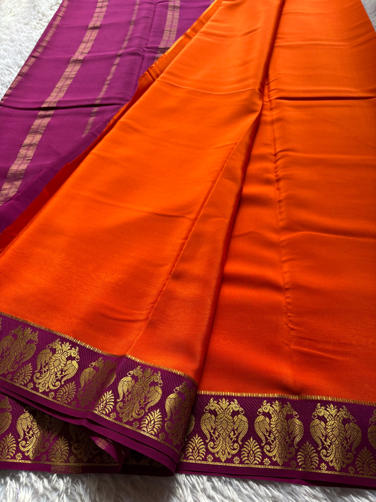 Veera (2D) : Orange-deep magenta