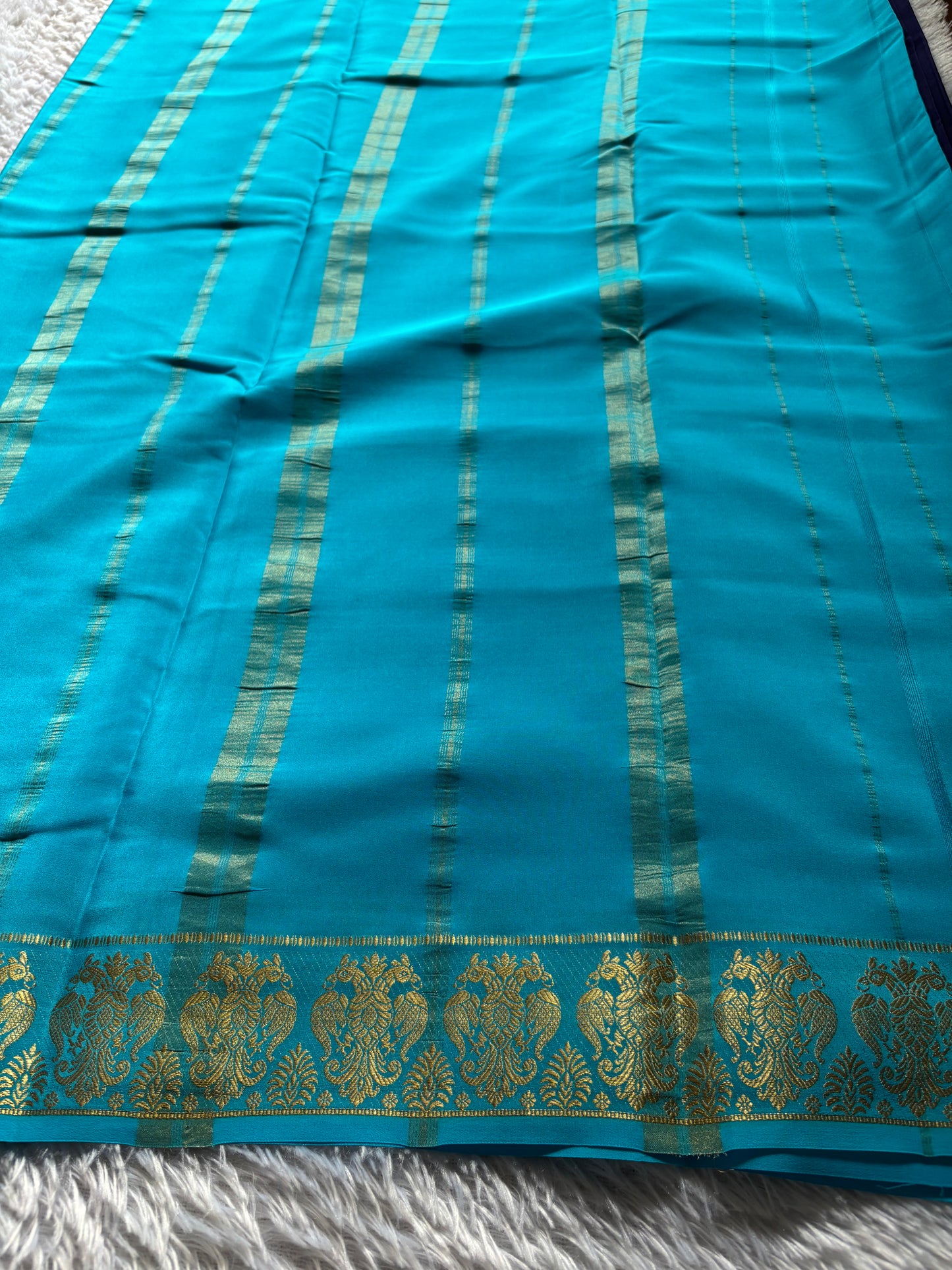 Veera (2D) : Navy blue-ananda blue
