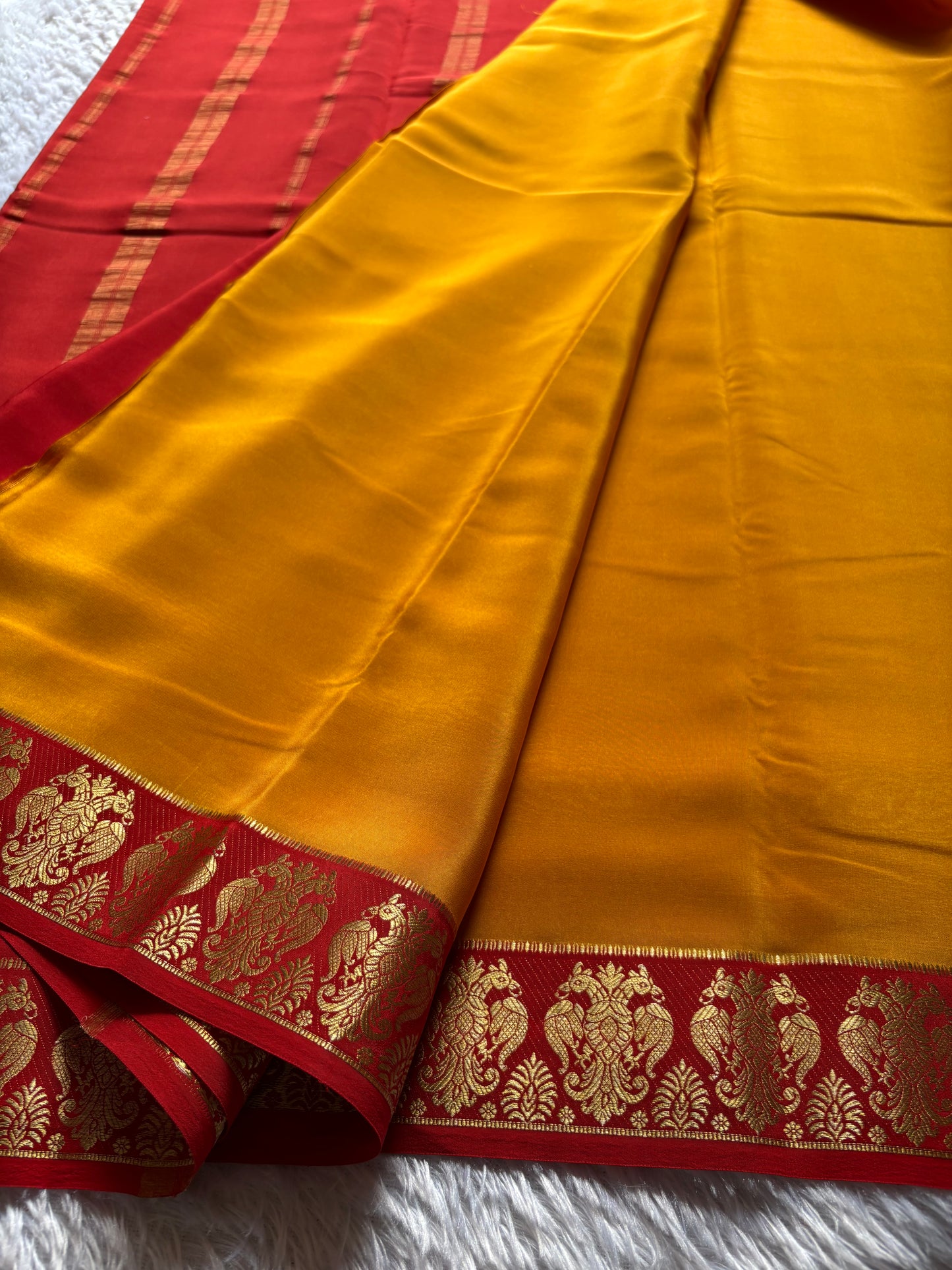 Veera (2D) : Golden yellow-red