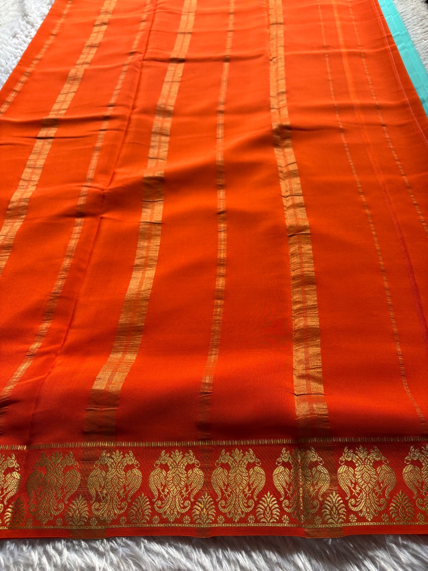 Veera (2D) : Sea blue-orange