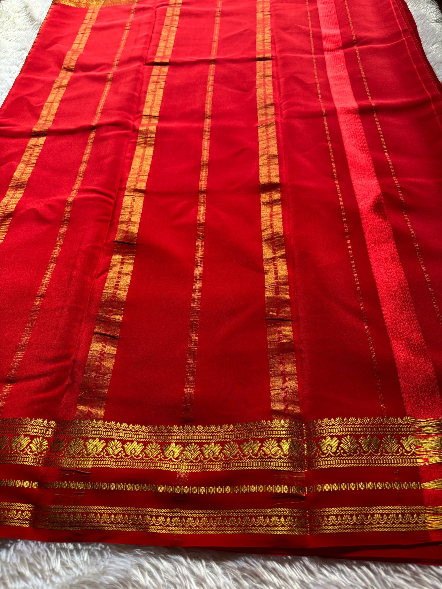Padmaja : Solid Red