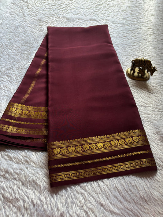 Padmaja : Solid Chocolate brown